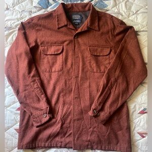 Burnt Orange Pendleton Flannel